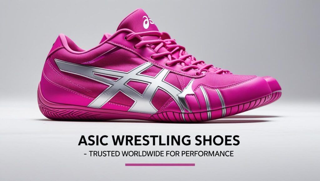 Wholesale Pink ASICS Wrestling Shoes